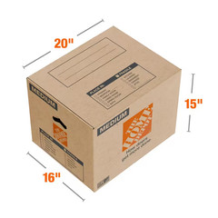 Medium Moving, Shipping, Packing Box with Handles (30 Pack)
