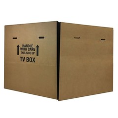 TV Moving Box 56-70 inch Flat Panel TVs Durable Adjustable Packing Solution New