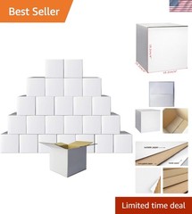 Brand New Shipping Boxes 4x4x4 White Cardboard 25 Pack