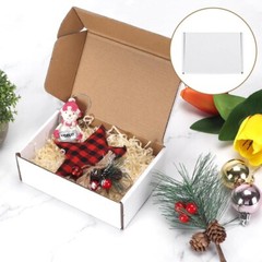 Multi-size corrugated cardboard boxes are used for packaging, moving and storage