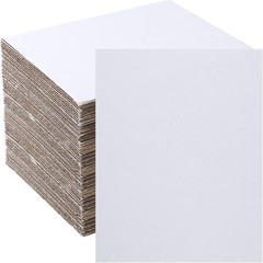 Quality 50 Pack White Cardboard Inserts 8×10 – Ideal for Mailing & Art Projects