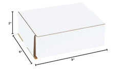 Shipping Boxes Small 9″L X 6″W X 2″H, 50-Pack | Corrugated Cardboard Box for Pac
