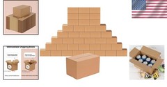 40 Pack Eco-Friendly 10x6x6 Shipping Boxes – Durable Cardboard for Packing
