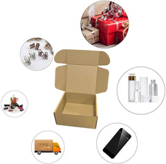25 Pack 7 x 6 x 3 Shipping Boxes Corrugated Cardboard Mailer Packaging
