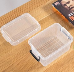 Cetomo Plastic Storage Boxes, Small Storage Box with Lids, No-Frills, Stackab…
