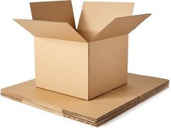 30 Brown cartoon Cardboard Moving Boxes in Small, Medium and Large Sizes