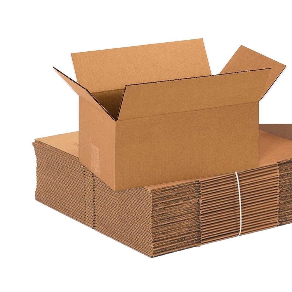 USA 14 x 8 x 6 Corrugated Cardboard Boxes, Medium 14″L x 8″W x 6″H, Pack of 2…