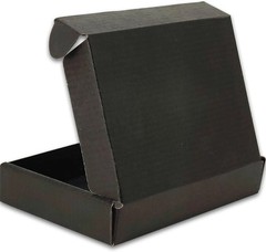 6x4x1 inches Small Shipping Boxes Set of 50 – Black Mailer Corrugated Cardboa…