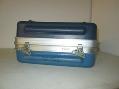 Thermodyne Shok-Stop Hard Case 16x10x8 Camera Gun Equipment Blue Plastic