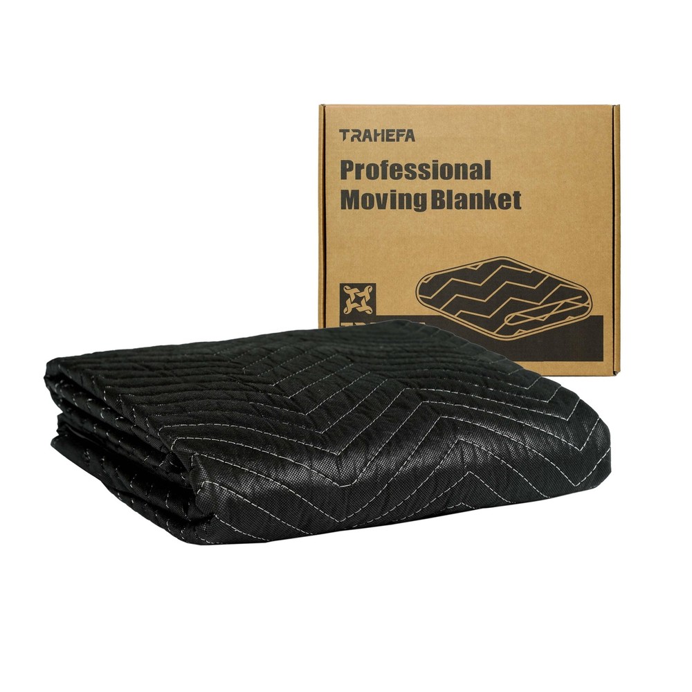 Moving Blanket 40×72 in, Furniture Blankets for Moving Quilted Packing Moving…