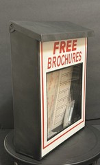 Deflecto Outdoor Literature Box New with original hardware no box?