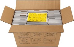 12x10x4 White Corrugated Shipping Boxes – Pack of 15