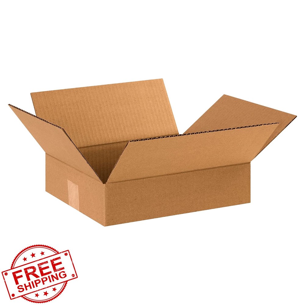 BOX USA 25 Shipping Boxes 12x10x3″