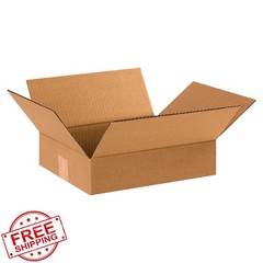 BOX USA 25 Shipping Boxes 12x10x3″
