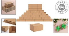 40 Eco-Friendly 8x6x4 Shipping Boxes – Perfect for Small Artifacts & Crafts