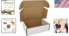 Secure and Stylish 6x4x2” White Shipping Mailers – 25 Pack for E-Commerce