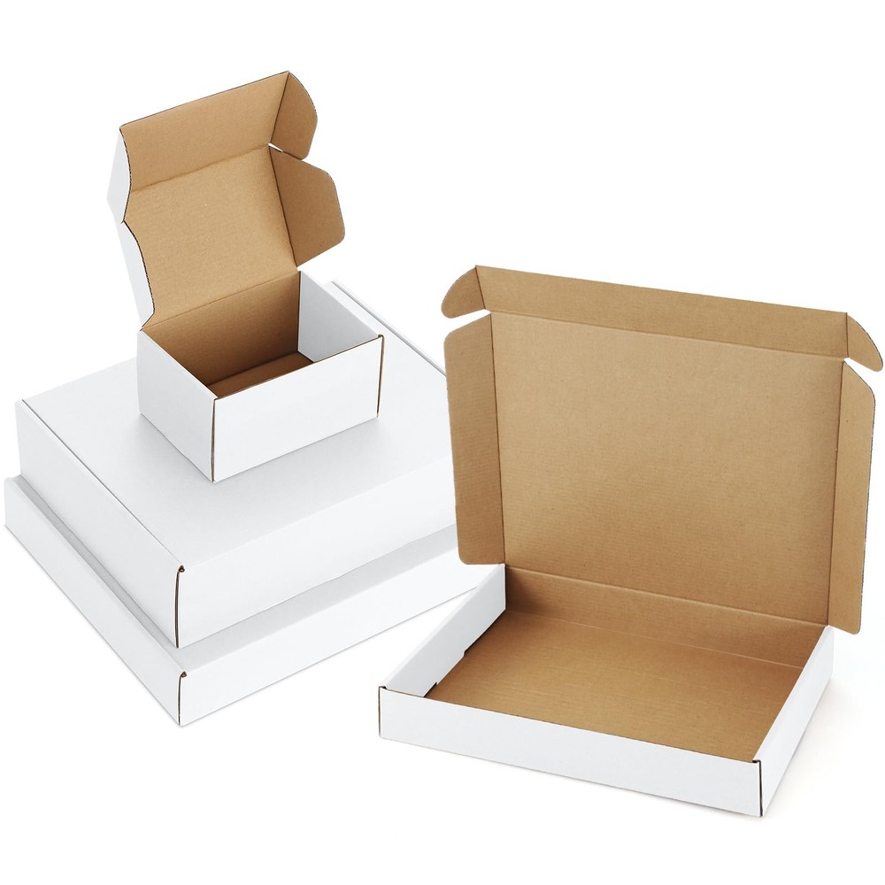 Assorted-Sizes–Boxes-24-Pack: 6x4x3 & 12x9x3 & 13x10x2 Small–Boxes-Mailers,…