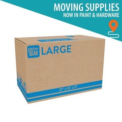 (10 pack) Large Moving Boxes, 27L x 15W x 17H, Kraft