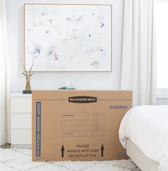 Bankers Box Large TV Mirror Moving Boxes 4 Pack 48x33x4 Set 4