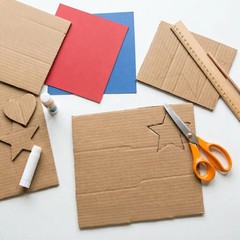 Flat Cardboard Sheets for Crafts – 8.5×11 Inch Bulk Corrugated Cardboard Shee…