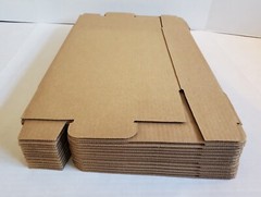 12 Brown Cardboard Shipping Boxes 12 X 10 X 3 Inch Self Locking Box Side Load
