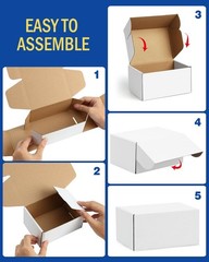 Assorted-Sizes-Shipping-Boxes-45-Pack: 6x4x3 & 7x5x2 & 9x6x2 Small-Shipping-B…