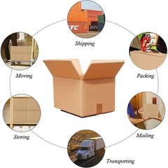 Packs 2 in shipping cartons, 27x20x20 inches, suitable for moving and mailing.