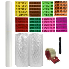 UBMOVE 5 Room Moving Kit 50 Big Moving Boxes & Moving Supplies