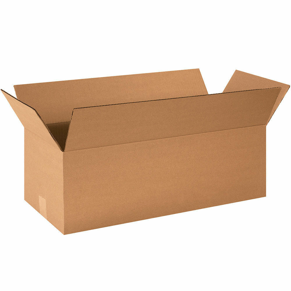 25 – 24 x 10 x 8 Corrugated Shipping Boxes Storage Cartons Moving Packing Box
