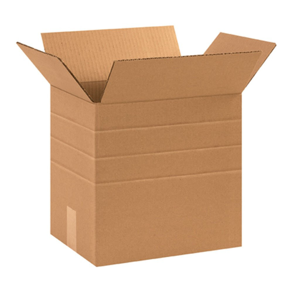 25 13-1/4″ x 10-1/4″ x 12″ Multi-Depth Corrugated Boxes