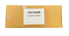 12″ x 12″ x 60″ CARDBOARD BOX – 200 lb – 5 BOX BUNDLE – TALL