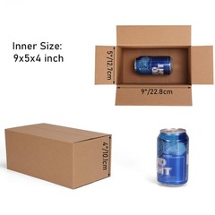 40 Pack 9x5x4 Inch Corrugated Mailer Boxes for Small Business Durable Cardboard
