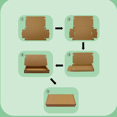 ​​​5X4X1 Inch Small Shipping Boxes 50 Pack, Brown Kraft Corrugated Cardboard
