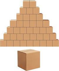 40 Pack 6x6x6 inches Shipping Boxes Small Cardboard Boxes for Packing, Moving…