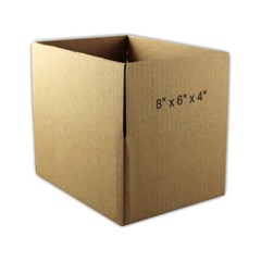40 8x6x4 “EcoSwift” Brand Cardboard Box Packing Mailing Shipping Corrugated
