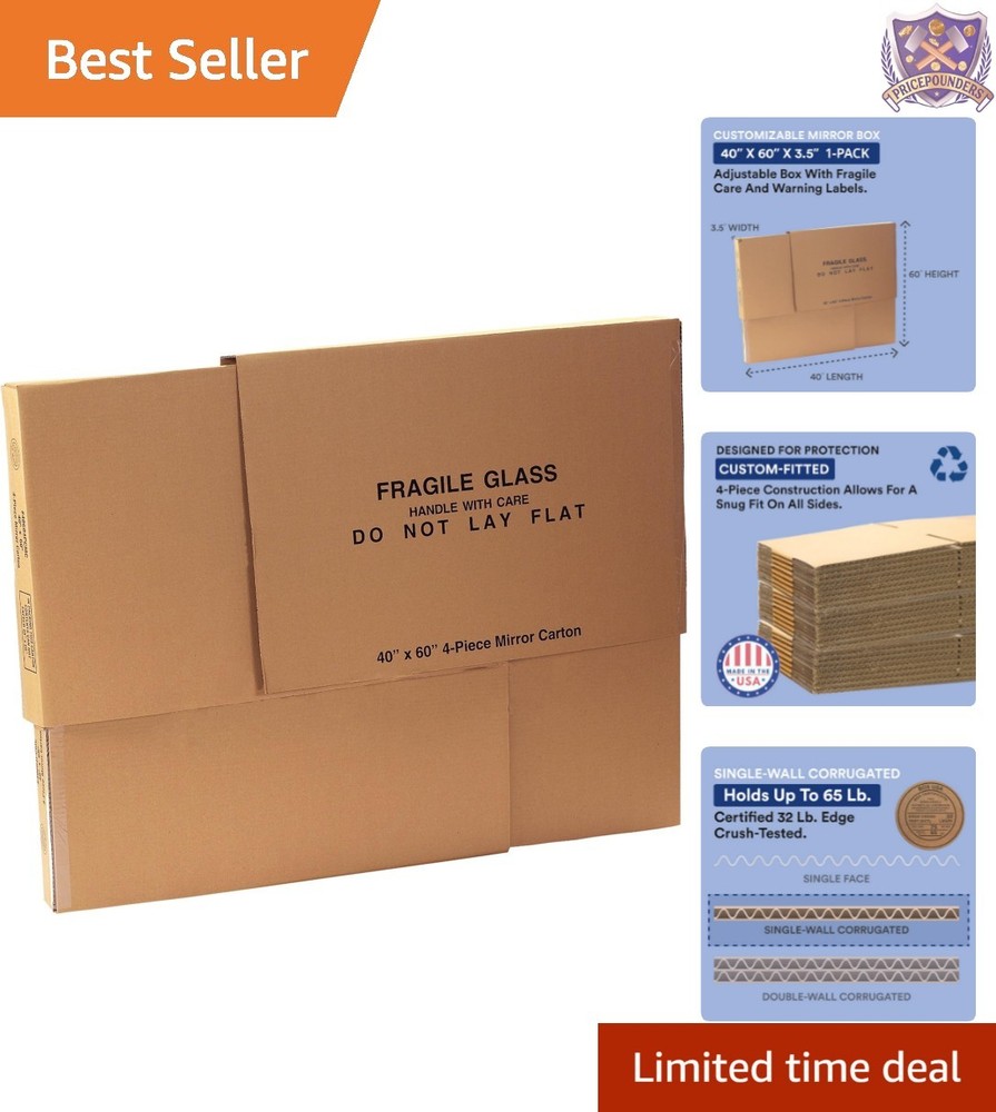 Moving Box 40×3.5×60 Inches Cardboard Shipping Packing Storage