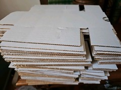 Small Shipping Boxes (50) Lot White 3″x2″x2″ S-435 U-line Corrugated Mailers