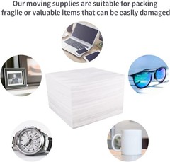 Reusable EPE Foam Pouches – 150 Pcs Portable Packing Solution for Delicate Goods