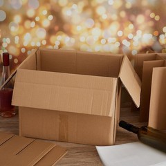 6 Pack Moving Boxes Kits with 16 x 12 x 12 Inch Moving Boxes, 10 Corrugate Di…