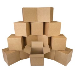 UOFFICE 10 Heavy Duty Corrugated Boxes 20 x 20 x 20″ – 275lbs Cardboard Shipping