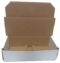 12x6x2 White Corrugated Shipping Mailer Packing Boxes 12″ x 6″ x 2″ 50/bundle