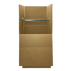 UBMOVE Wardrobe Boxes – Qty 12 Boxes w Bars – Moving Boxes