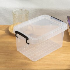 Cetomo Plastic Storage Boxes, Small Storage Box with Lids, No-Frills, Stackab…
