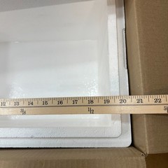 Large Insulated EPS Cooler Box EFP 632125-WCP-PAL Cold Shipping Container