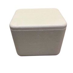 Insulated Styrofoam Shipping Cooler Inner ~8x8x10 Secure Fitted Lid Rounded