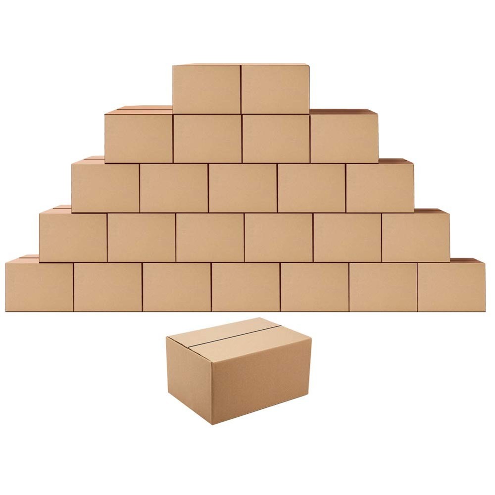 Shipping Boxes Mailers 8x6x4 inches Corrugated Cardboard Small Packing Kraft …