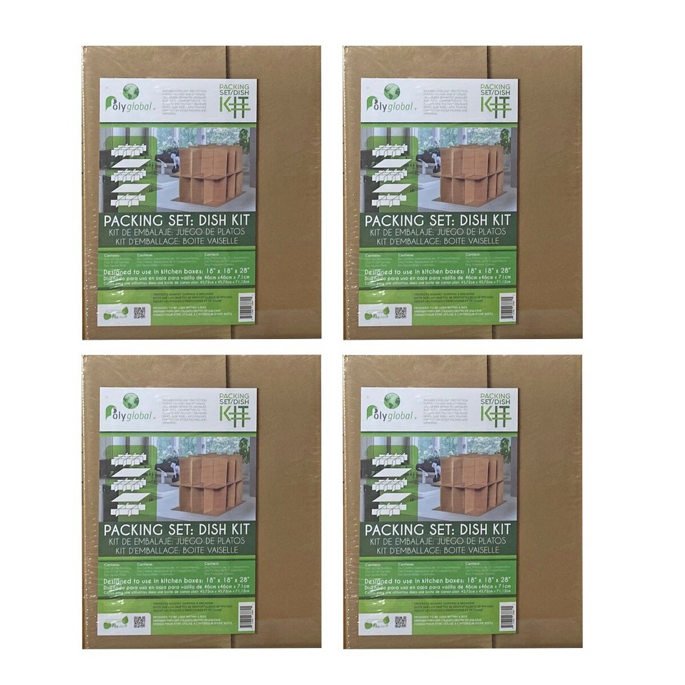 UBMOVE Dish & Glass Partition Insert Kit 4 pack fits in our kitchen boxes