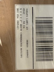 50 Pack 5x4x2 White Corrugated Shipping Mailer Packing Box Boxes 5″ x 4″ x 2″