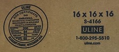 16″ x 16″ x 16″ Cardboard Corrugated Box – SINGLE BOX