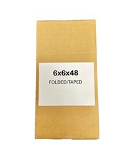 6″ x 6″ x 48″ CARDBOARD BOX – 200 lb – SINGLE BOX – TALL Pick Up Available